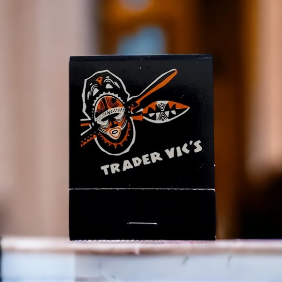 1980s Trader Vic’s Westin Crown Center KCMO Matchbook Unstruck - Picture 1 of 4